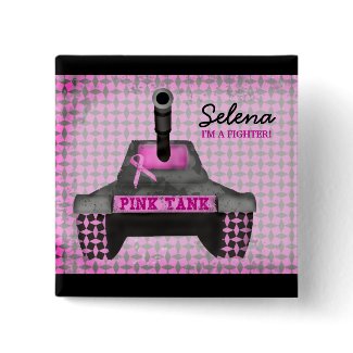 311-Pink Tank Breast Cancer Awareness button