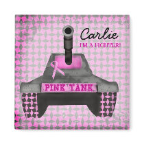 311-Pink Tank Breast Cancer Awareness magnets by Jill311 311-Pink Tank Breast Cancer Awareness magnets