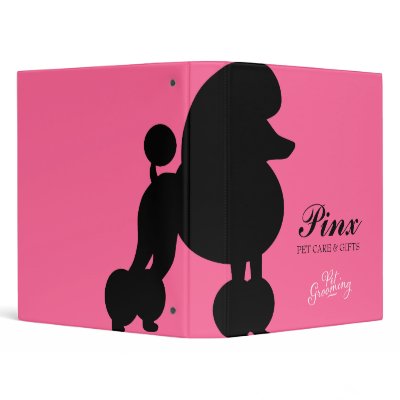 311 Pinx the Poodle Pet Binders by Jill311