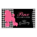 311 Pinx the Poodle Pet Card Business Card