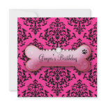 311-Posh Pooch Birthday Invite