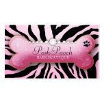 311 Posh Pooch | Pink Zebra Business Card