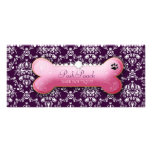 311-Posh Pooch | Playful Purple Rack Card
