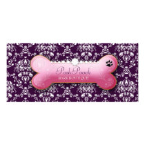311-Posh Pooch | Playful Purple Rack Card