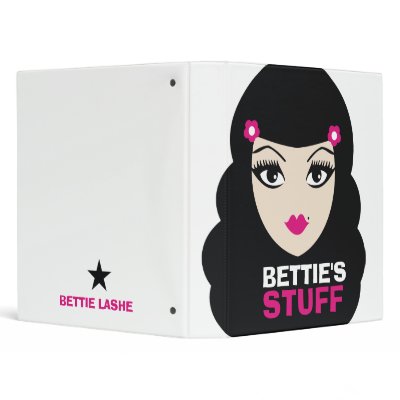 311 Pretty Pinup Vinyl Binders by Jill311