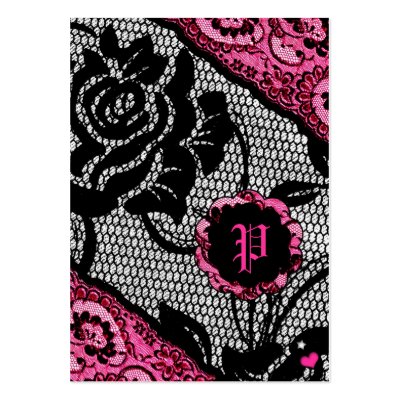 311-PRIMROSE & LACE CHUBBY BUSINESS CARD by Jill311