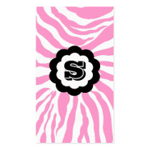 311-PUNKED OUT ZEBRA | SWEET PINK business cards by Jill311 311-PUNKED OUT ZEBRA | SWEET PINK business cards