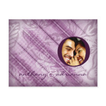 311-PURPLE PLUSH INVITATION 2 postcards by Jill311 311-PURPLE PLUSH INVITATION 2 postcards