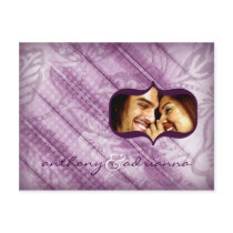 311-PURPLE PLUSH INVITATION postcards by Jill311 311-PURPLE PLUSH INVITATION postcards