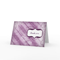 311-PURPLE PLUSH THANK YOU cards