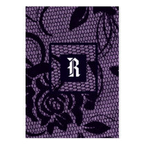 311-PURPLE ROSE ROYALE CHUBBY business cards