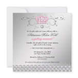 311-Queen for a Day | Faux Silver Custom Invites