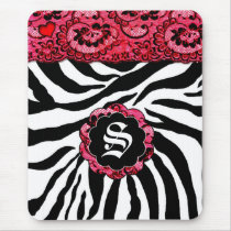 311-RACY RED SEXY SAFARI LACE mousepads