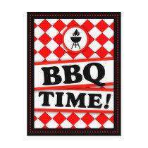 311-RED HOTT BBQ INVITATION postcards by Jill311 311-RED HOTT BBQ INVITATION postcards