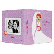 311-Redhead Bride Purple binders