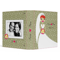 311-Redhead Bride Sage Green binders by Jill311 311-Redhead Bride Sage Green binders