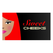 311-REDHEAD SWEET CHEEKS business cards