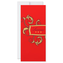 311-Roxy Solid |  Red and Yellow rack cards