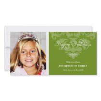 311-Royal Green Holiday Photo Card photo cards by Jill311 311-Royal Green Holiday Photo Card photo cards