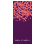311 Ruffled Peony Coral Melon Purple Rack Card