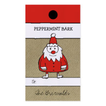 311-Santa Cutie Hang Tag Business Card