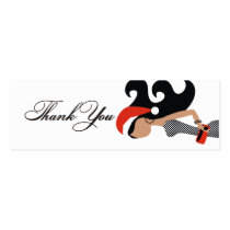 311-Santa Fashionista Thank You Tag business cards by Jill311 311-Santa Fashionista Thank You Tag business cards