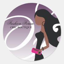 311 Sassy African American Fashionista 2 Sticker stickers