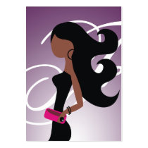 311 Sassy African American Fashionista Business business cards
