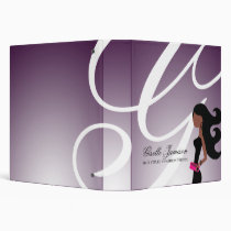 311 Sassy African American Fashionista Long Binder binders