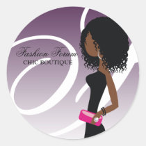 311 Sassy African American Fashionista Sticker stickers