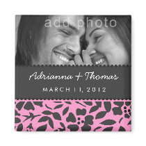 311-SAVE THE DATE PINK magnets by Jill311 311-SAVE THE DATE PINK magnets