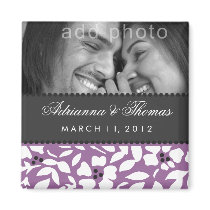311-SAVE THE DATE PURPLE PASSION magnets by Jill311 311-SAVE THE DATE PURPLE PASSION magnets