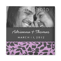 311-SAVE THE DATE PURPLE PASSION magnets by Jill311 311-SAVE THE DATE PURPLE PASSION magnets
