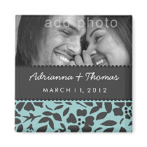 311-SAVE THE DATE SWEET BLUE magnets by Jill311 311-SAVE THE DATE SWEET BLUE magnets