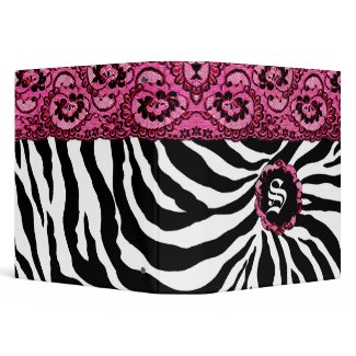 311-Sexy Safari Hott Pink binder