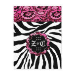 311-SEXY SAFARI LINGERIE SHOWER INVITATION POSTCARD