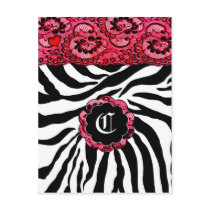 311-SEXY SAFARI RACY RED LINGERIE INVITATION POST CARD