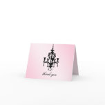 311-Shimmer Chandelier Pink Greeting Cards