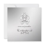 311-Silver Diamond Luxe Elegance Personalized Invites
