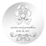 311-Silver Diamond Luxe Sticker