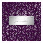 311-Silver Divine | Eggplant Personalized Announcement
