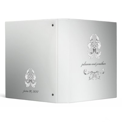 311-Silver Luxe Elegance Binder by Jill311