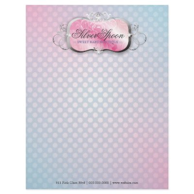 311-Silver Spoon | Baby Boutique Custom Letterhead by Jill311