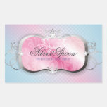 311 Silver Spoon | Baby Boutique Rectangular Stickers