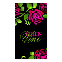 311-Siren Vine | Hot Rose Business Card Template