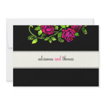 311-Siren Vine | Hot Rose invitations by Jill311 311-Siren Vine | Hot Rose invitations