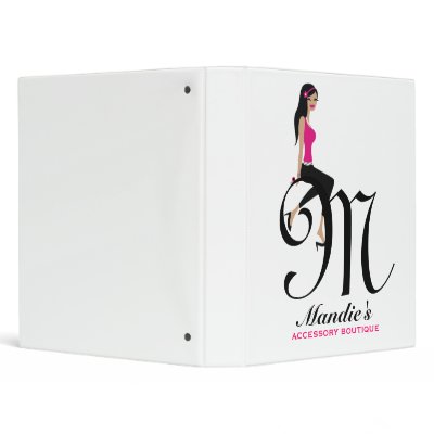 311-Sittin' Pretty Monogram | Initial Vinyl Binders by Jill311