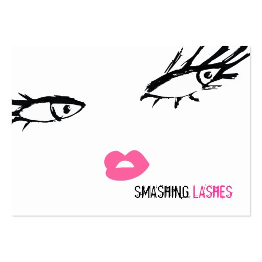 311-Smashing Lashes Chubby B Card Business Card Templates (front side)
