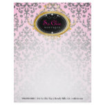 311-So Chic Boutique Card | Pink Letterhead Template