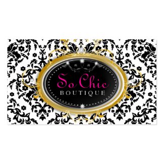 311-So Chic Boutique Card | White profilecard